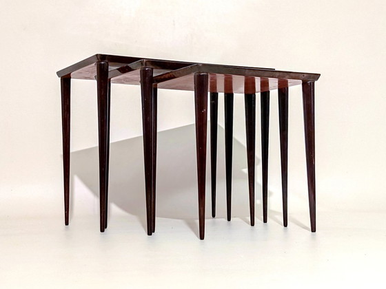 Tables d'appoint Aldo Tura « Tables gigognes » – TURA Milano Italia, Wood (photo 11 of 23)