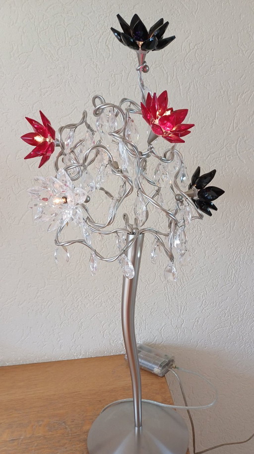 Harco Loor Design Table Lamp Crystal Jewel