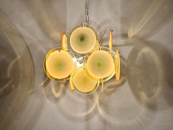 Lampadario Vintage Vistosi – Illuminazione, Metallo, Cromo (photo 5 of 13)