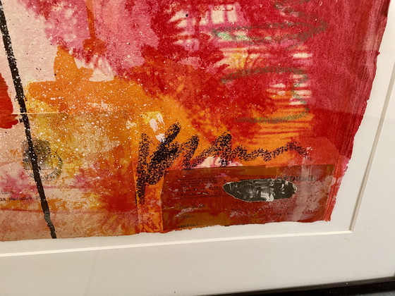 Image 1 of Bram Reijnders - Serigrafía, White Magic Turbulence - Enmarcado