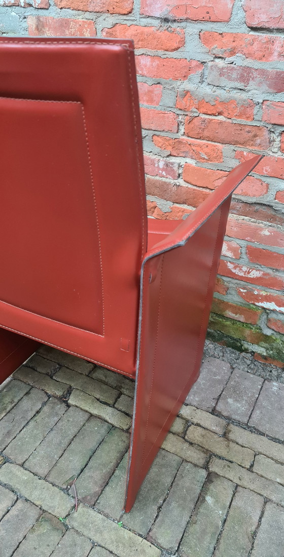 Image 1 of 4 vintage, design stoelen Matteo Grassi, Korium