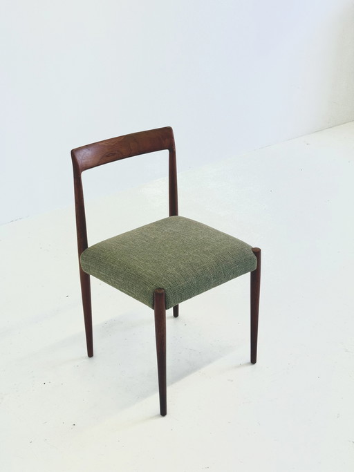 Silla de comedor vintage de teca de Lübke
