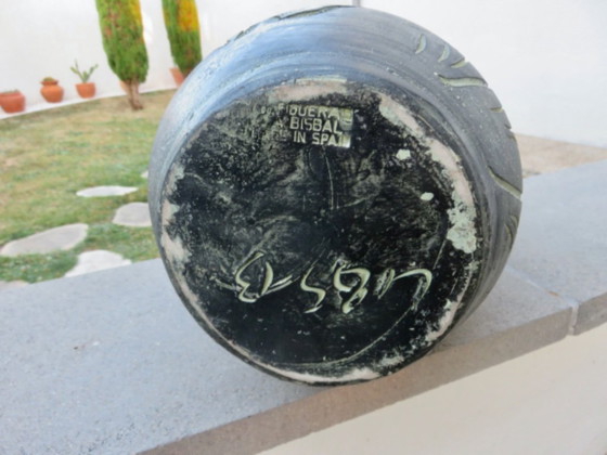 Image 1 of Important ceramic vase by Francisco Figueras, Catalonia, Spain
