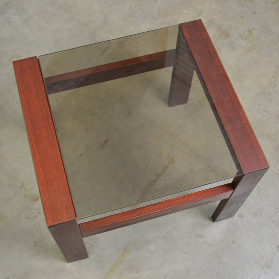 Image 1 of Juego de 2 mesas auxiliares apilables