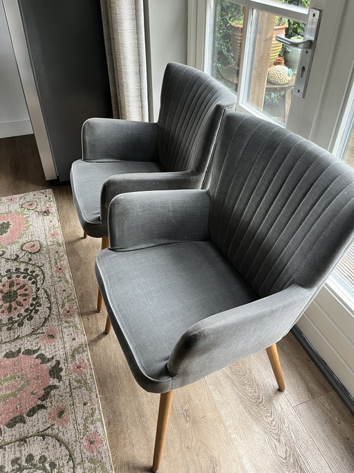 6 eetkamerstoelen 