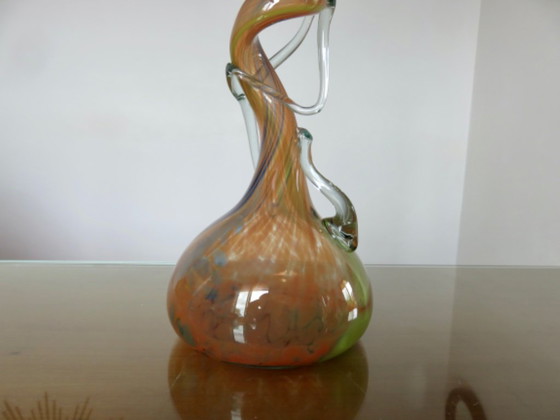 Large vase, soliflore, in blown Murano glass, 1960s-70s (photo 5 of 9)