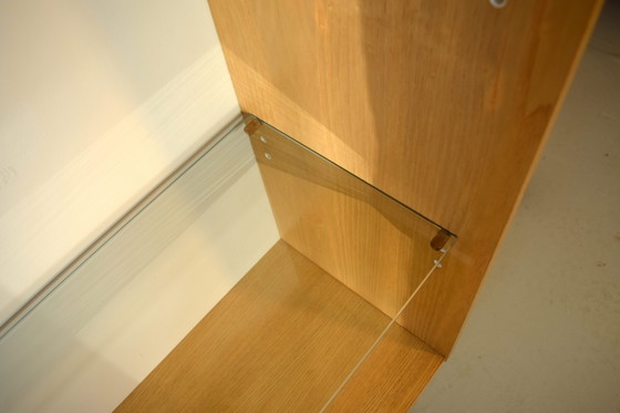 Image 1 of Dressoir met open planken uit de jaren 1950, vintage vitrinekast met displayplanken.