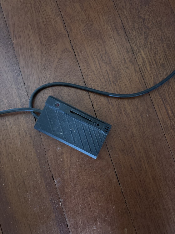 Image 1 of Lampadario di design postmoderno italiano – Acciaio nero minimalista – Circa 1990 – Relco