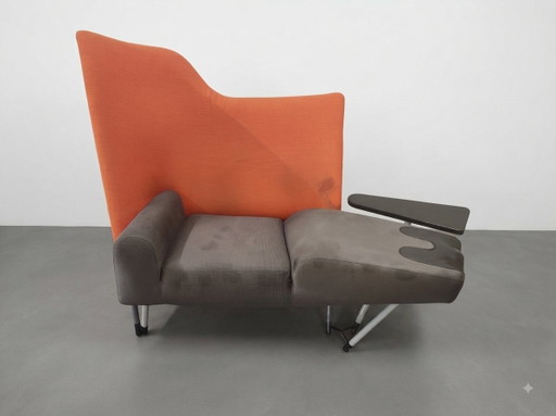 Torse modèle Cassina, design Paolo Deganello – fauteuils, Leather, Metal (photo 2 of 7)