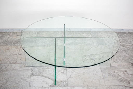 Mesa de centro de cristal de diseño
