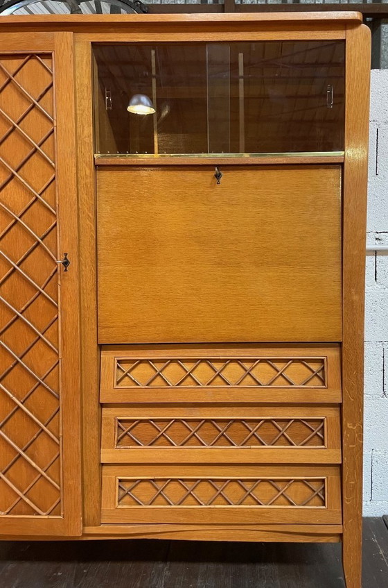 Image 1 of Armoire secrétaire vintage années 1960