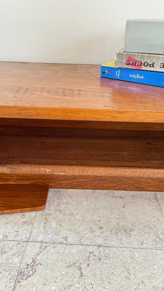 Image 1 of Geometrische wandplank massief eiken VINTAGE