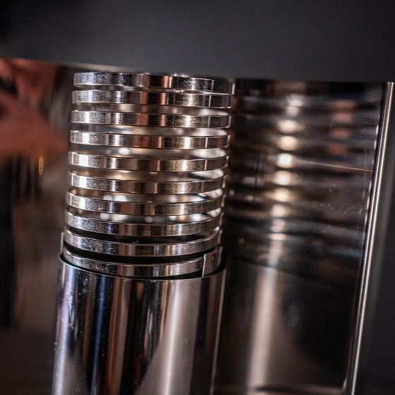 Space Age Spiral Spring Wall Lights in Chromed Steel, 1970s, Set of 2 – Design (photo 11 of 18)
