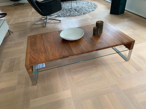 Leolux coffee table walnut