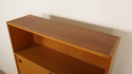 Image 1 of Armoire murale vintage | Bibliothèque | Chêne | Portes coulissantes