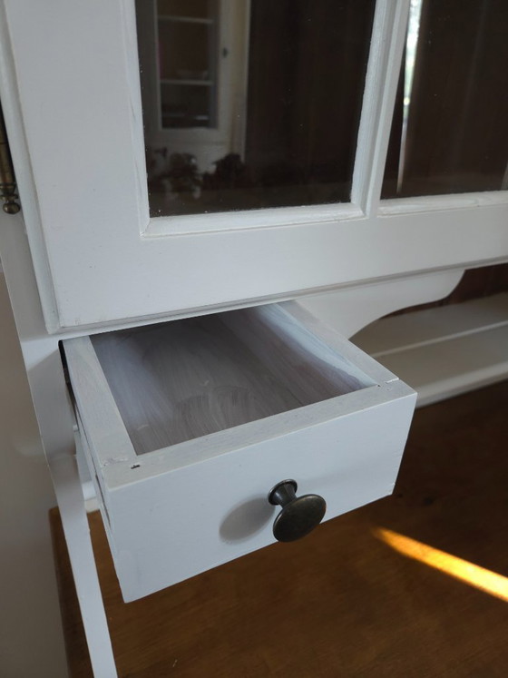 Image 1 of French Provençal or Rustic Farmhouse Buffet and Display Cabinet