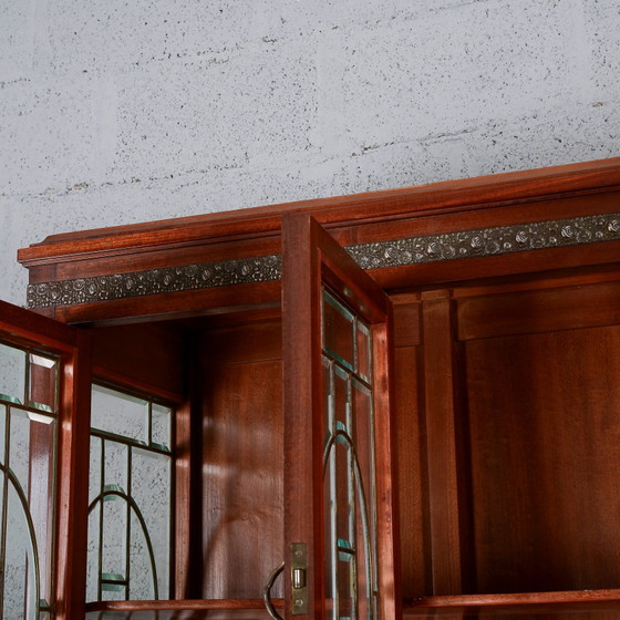 Vaisselier deux pièces avec plateau en marbre – Métal, Art Nouveau (photo 12 of 14)