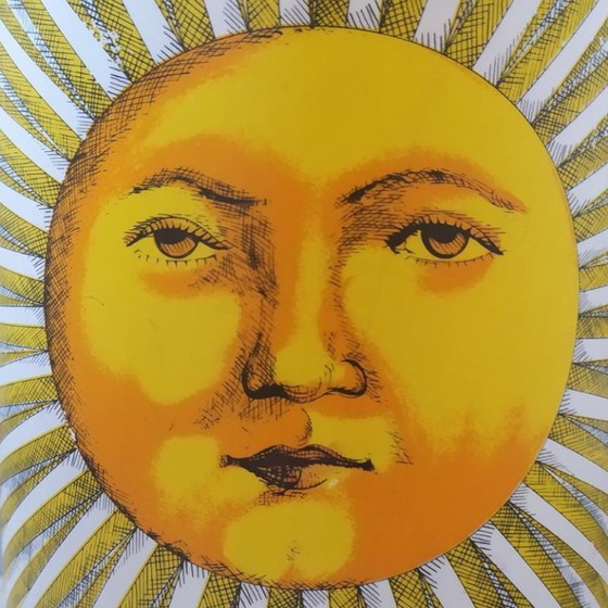 Image 1 of Piero Fornasetti "Sun" vloerlamp uit de jaren 90 voor Antonangeli, Follia Pratica Collectie.