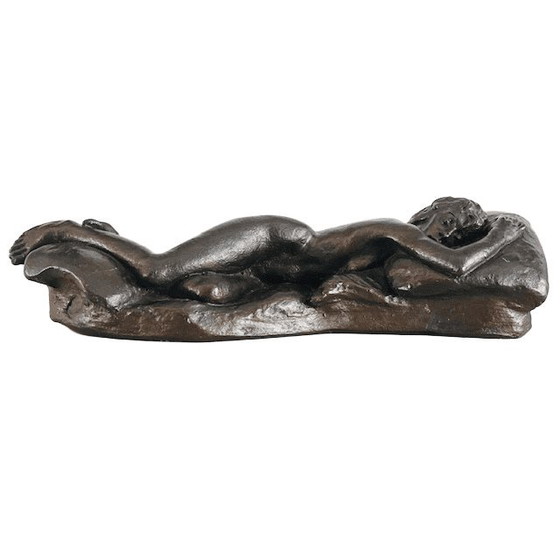 Image 1 of Vintage Peter Sedcole weiblicher Akt, Kaltguss-Bronze-Harzskulptur, 1960er Jahre