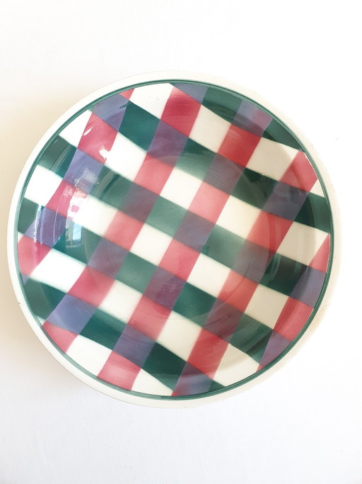 Grande piatto da portata vintage in ceramica