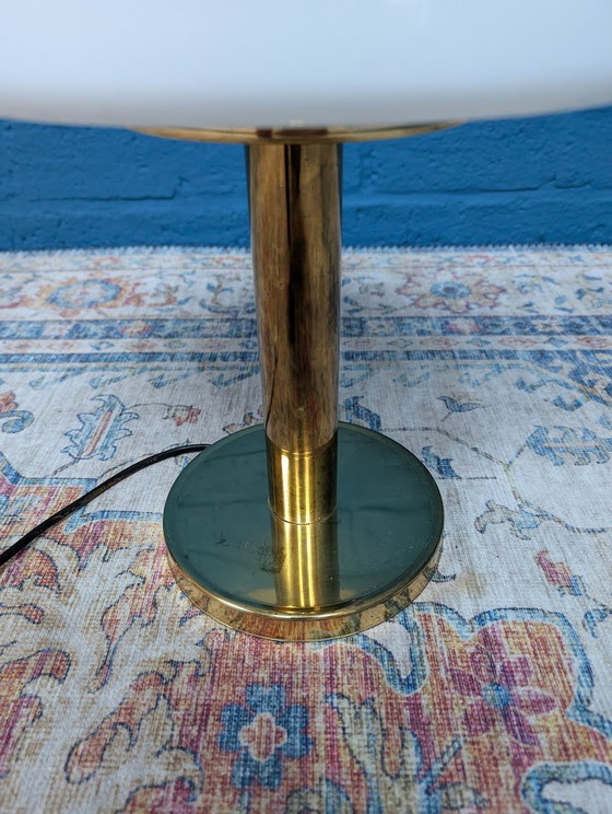 Image 1 of Vintage Glazen Tafellamp, Abo Randers, Deens Design