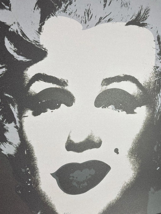 Litografía "Marilyn Monroe" del Museo de Arte Carnegie de 1986, basada en Andy Warhol