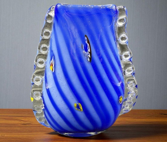 Image 1 of Murano - Murano vaas toegeschreven aan Barovier & Toso, jaren 1950, Art Deco stijl