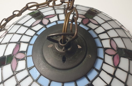 Stained Glass - Tiffany Style Lotus Flower Pendant Lamp (photo 60 of 65)