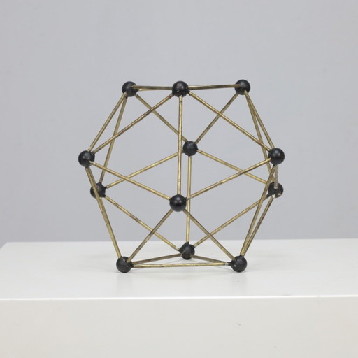 Handmade Atomium Model Sculpture, Belgium, 1960s