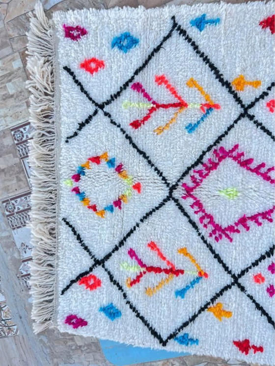 Image 1 of Berber wool carpet 200cm×100cm