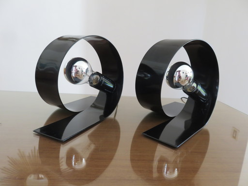 Pair Of Looping Lamps Massive Edition, 1990