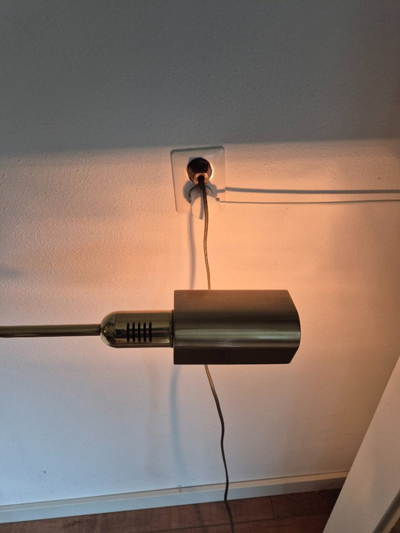 Lampada da terra Herda - Lampada da lettura - Stile notaio - Dimmer – Lampade da terra, Ottone (photo 8 of 9)