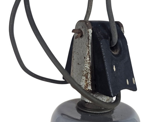 Philips - Émail - Porcelaine - Industriel - « Longneck » - Pays-Bas - Années 1960 – Suspensions, Metal (photo 6 of 6)