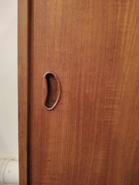 Image 1 of Credenza alta vintage in teak degli anni '60