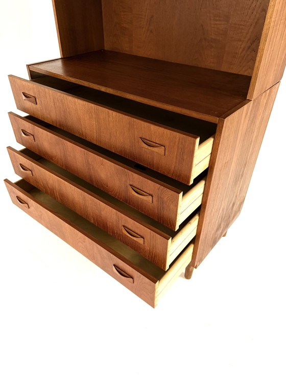 Image 1 of Vintage teak bookcase, Domino Møbler '60