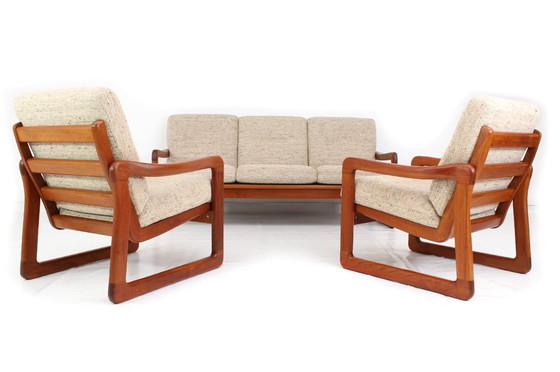 Image 1 of Comme neuf ! Deux fauteuils Holstebro au design danois du milieu du siècle, en teck massif, laine vierge de qualité supérieure, 