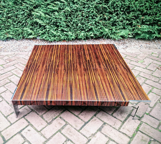 Image 1 of Table basse de design italien de Desalto en placage de palissandre