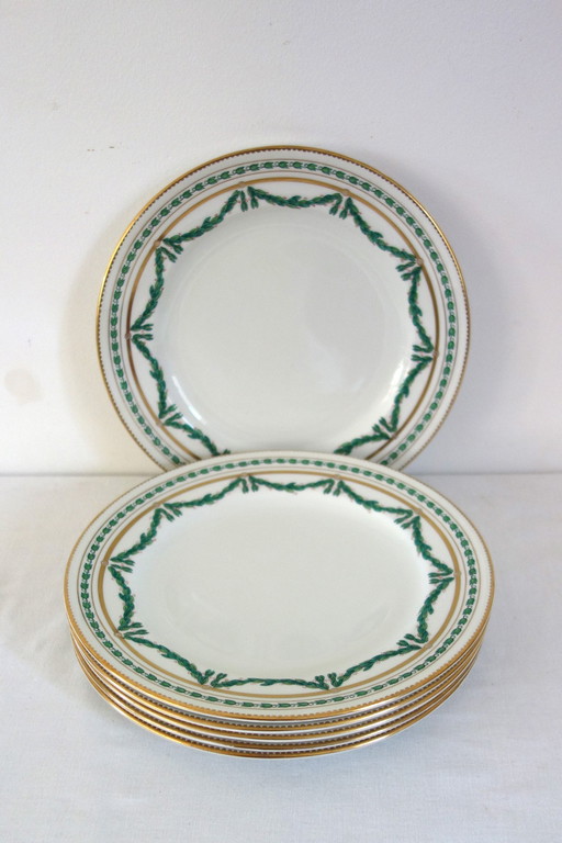 6 Winkle & Co Whieldon Road dinner plates circa 1910