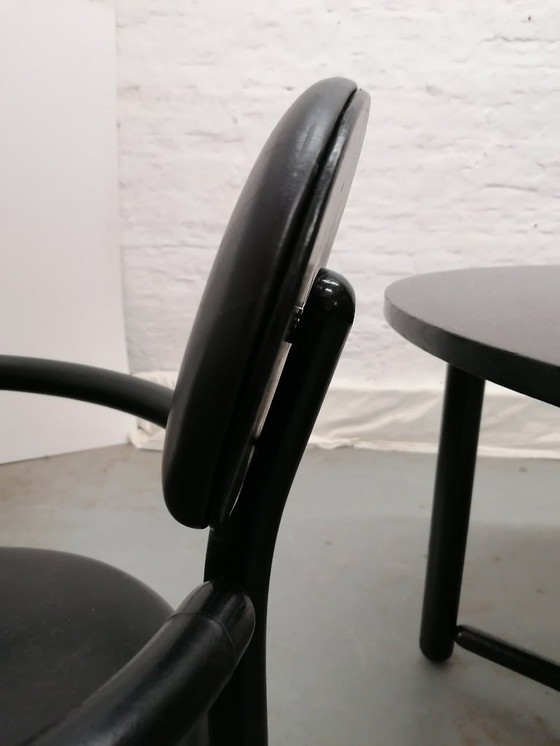 Image 1 of Ensemble de salle à manger série PAN de Rosenthal Vico Magistretti, 5 chaises + table rare