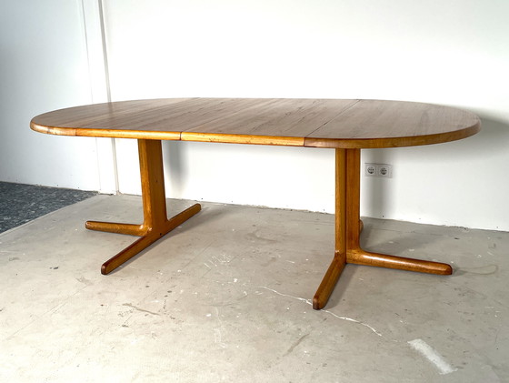 Image 1 of C J Rosengaarden Extendable Dining Table In Teakwood