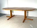 C J Rosengaarden Extendable Dining Table In Teakwood