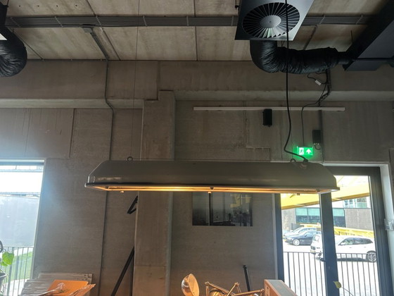 Image 1 of 2x grote industriele bak hanglamp
