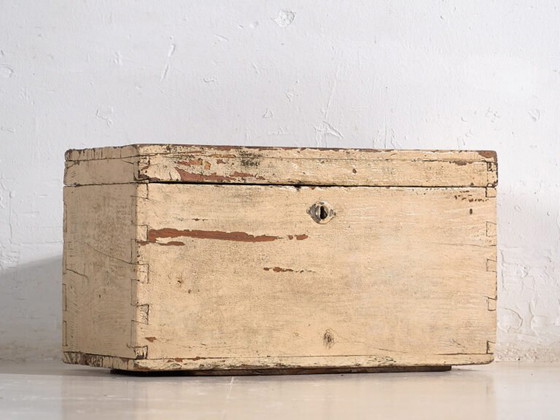 Coffre blanc antique (c.1920) #6 – Commodes, Rustic (photo 13 of 34)