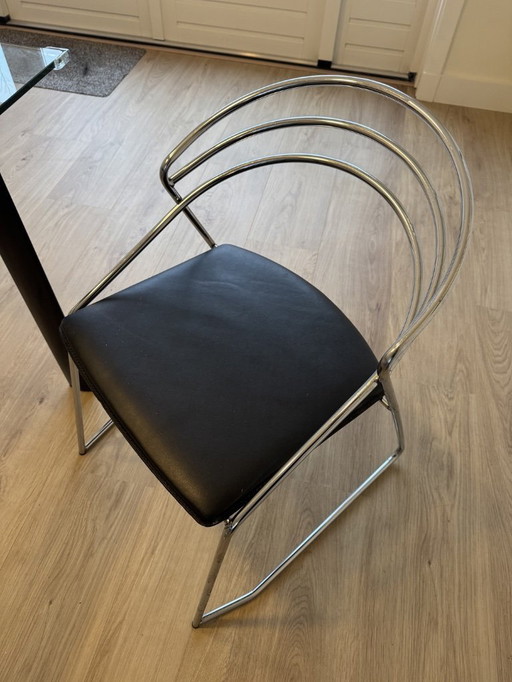 4 sedie da tavolo da pranzo vintage