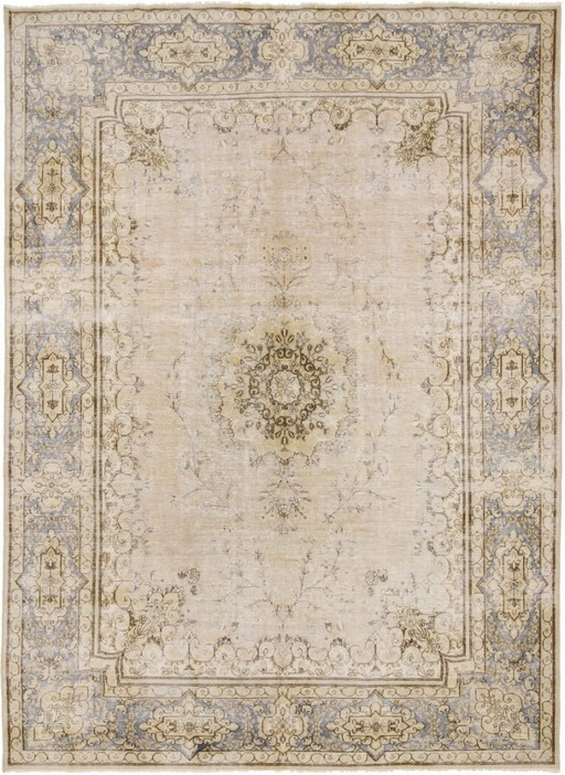 Tappeto persiano originale annodato a mano, stile Art Modern vintage, 332 x 240 cm, condizioni eccellenti