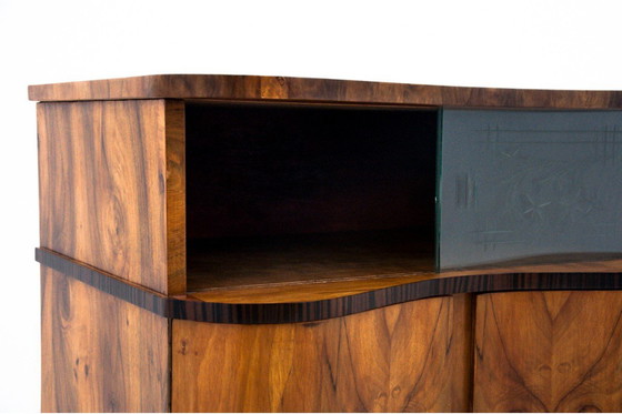 Image 1 of Art Deco glass chest of drawers, Poland, 1950s.