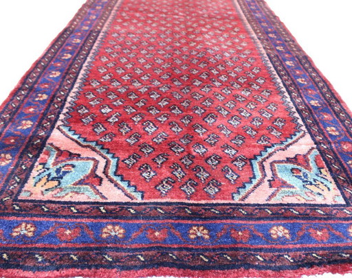 Hand-knotted Persian carpet Mahal 415x108