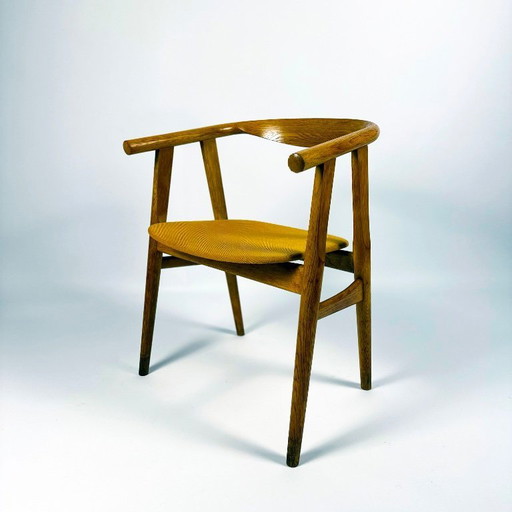 Sedia vintage GE525 di Hans Wegner per Getama