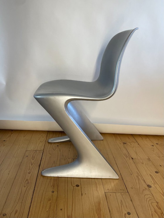 Image 1 of 7x Ernst Moeckl Kangaroo Z Chairs voor Horn Germany 1968