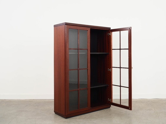 Image 1 of Vitrine en acajou, design danois, années 1970, fabriquée au Danemark